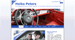 Desktop Screenshot of heiko-peters-kfz.de